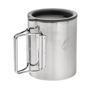 Helikon Thermal mug with lid 250 ml Silver, Black