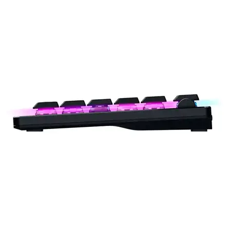 "Razer" žaidimų klaviatūra "Deathstalker V2 Pro Tenkeyless RGB LED light, JAV, belaidė, juoda, optiniai jungikliai (linijiniai)