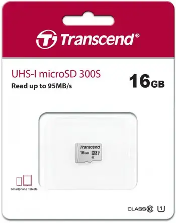 TRANSCEND 16GB UHS-I U1 microSD