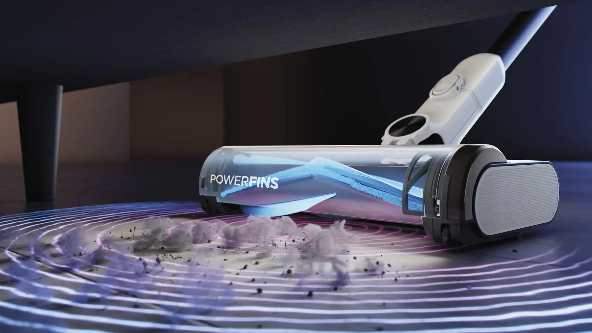 Shark IW1611EU stick vacuum/electric broom Battery Dry Bagless 0.42 L 75 W White 2.5 Ah