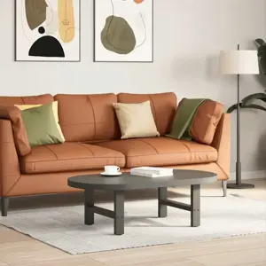 Kavos staliuko kojos, antracito spalvos, 2 vnt., 50x(30-31) cm, plienas