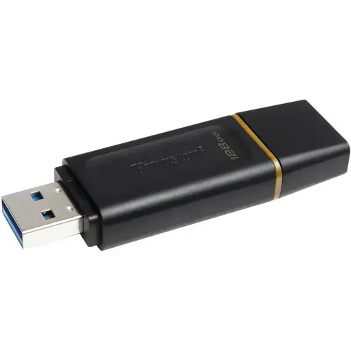 KINGSTON 128 GB USB3.2 Gen1 "DataTraveler Exodia" juoda + geltona