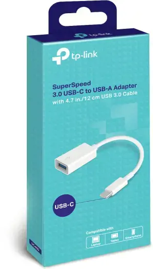 TP-LINK USB-C ir USB 3.0 adapteris