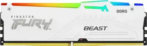 Kingston Technology FURY Beast 32GB 6000MT/s DDR5 CL36 DIMM (Kit of 2) White RGB EXPO