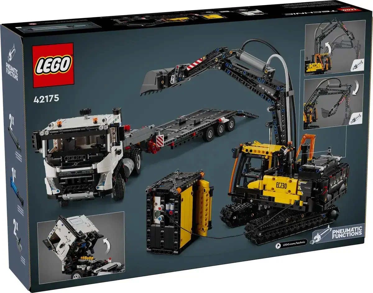 LEGO TECHNIC 42175 Volvo FMX Truck & EC230 Electric Excavat