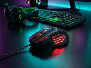 ESPERANZA EGM201R WIRED MOUSE FOR GAMERS 7D OPT. USB MX201 WOLF RED