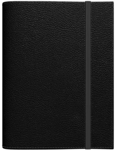 Kalendorius KANCLERIS Spirex Day FLEX 2026, PU, juoda