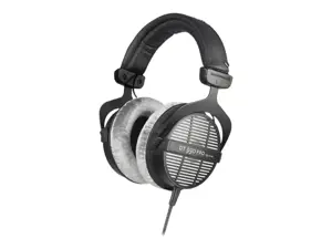 Beyerdynamic DT 990 PRO laidinės ausinės su ausinėmis ir juosta muzikai Juoda, pilka