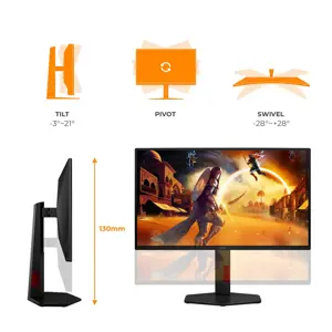 AOC G4 25G4ZR computer monitor 62.2 cm (24.5") 1920 x 1080 pixels LCD Black, Red