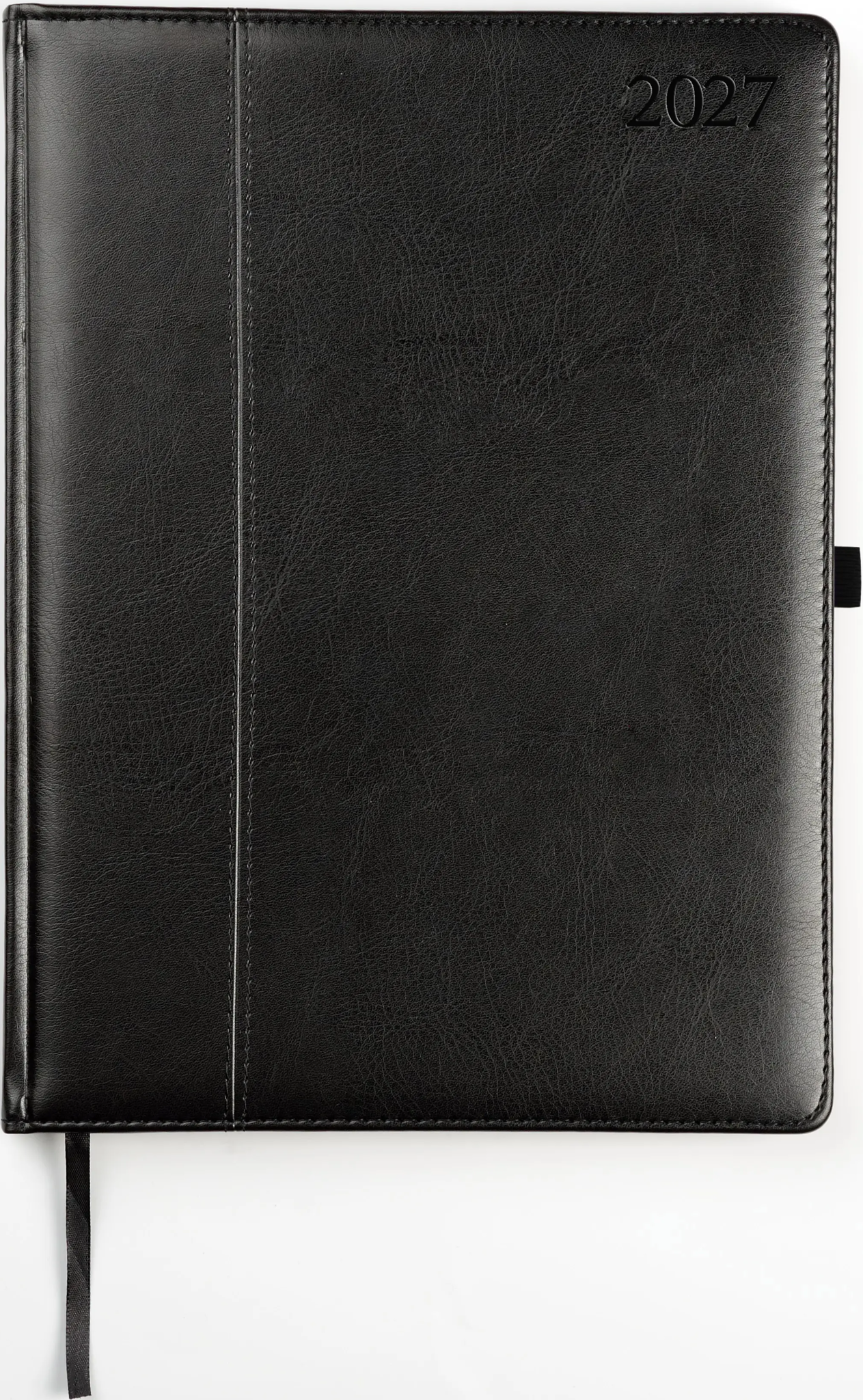 Darbo knyga AMBASSADOR BLACK EDITION 2027, PU, A4, juoda (Baltic)