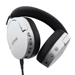 Trust GXT 491W FAYZO, Wired & Wireless, Gaming, 20 - 20000 Hz, 290 g, Headset, Black, White