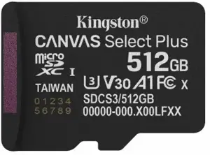 MEMORY MICRO SDXC 512GB UHS-I/SDCS3/512GBSP KINGSTON