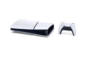 Sony PlayStation 5 (model group - Slim) Digital Edition, PlayStation 5, Black, White, 16384 MB, GDDR6, 448 GB/s, AMD