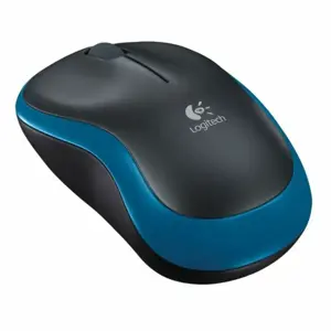 Logitech M185 Belaidė pelė, RF Wireless, 1000 DPI, Juoda/Mėlyna
