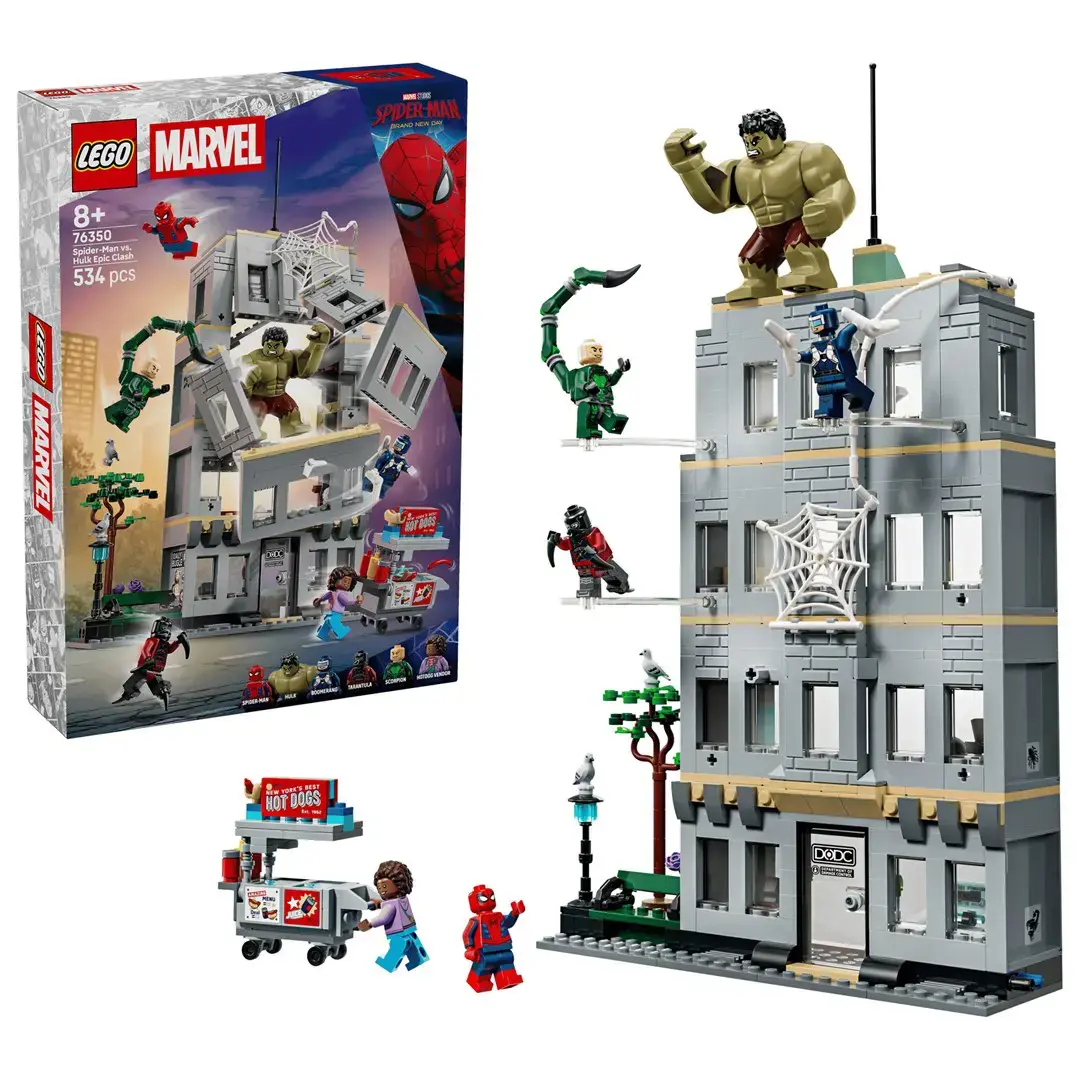 LEGO MARVEL 76350 Spider-Man VS Hulk Epic Clash