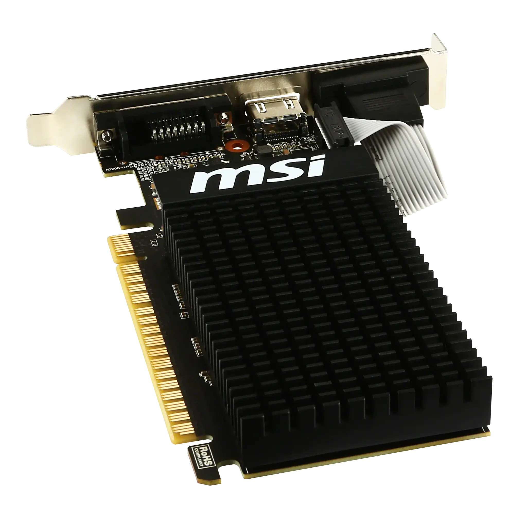 Vaizdo plokštė MSI GeForce GT 710 2 GB, GDDR3, 64 bitai, V809-2000R