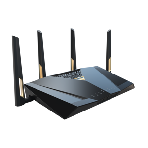 ASUS RT-BE88U, Wi-Fi 7 (802.11be), Dual-band (2.4 GHz / 5 GHz), Ethernet LAN, Black, Grey, Tabletop router