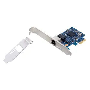 LANBERG PCE-1GB-001 "Lanberg" sąsajos tinklo kortelė PCI-Ex Gigabit Ethernet, 1x RJ45