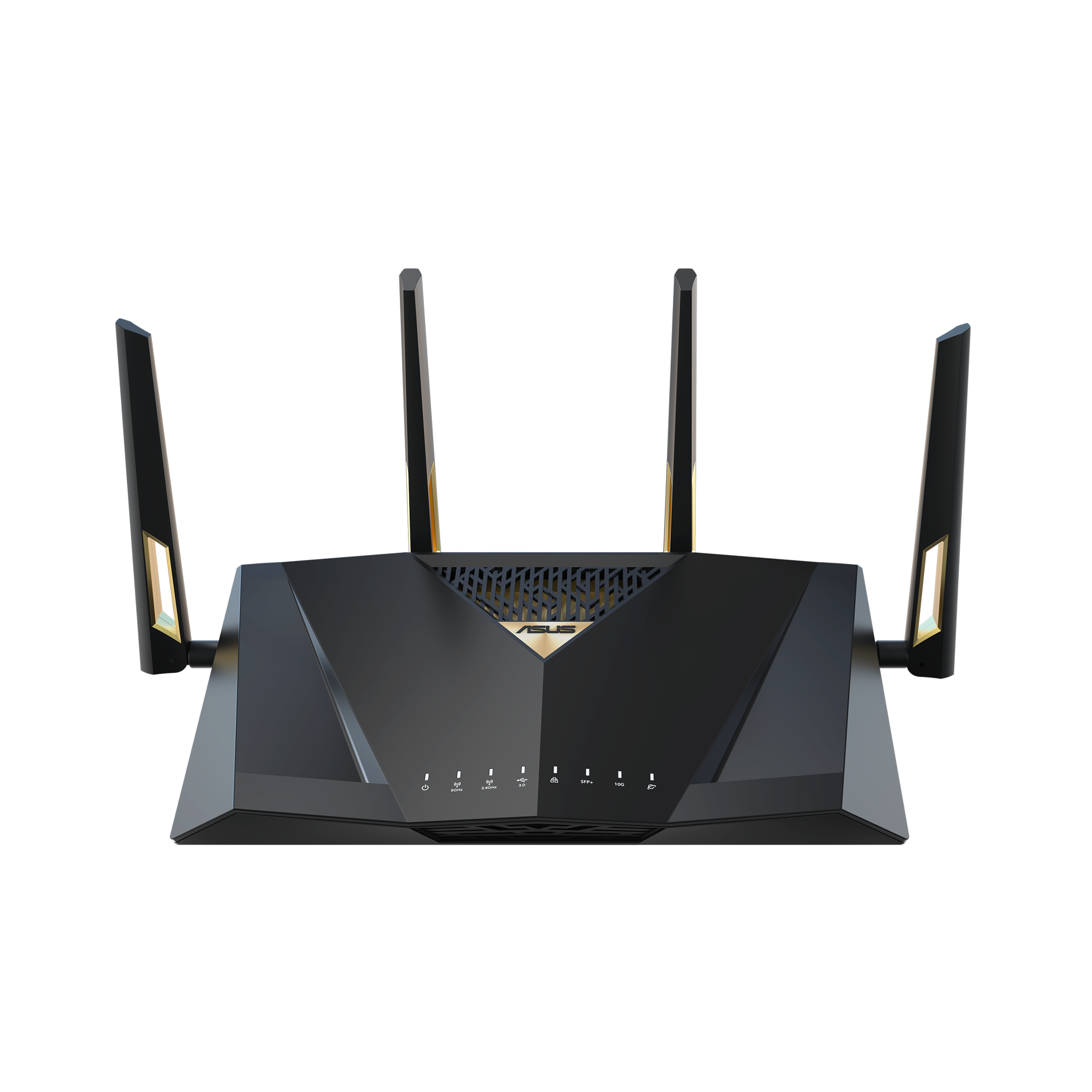 ASUS RT-BE88U, Wi-Fi 7 (802.11be), Dual-band (2.4 GHz / 5 GHz), Ethernet LAN, Black, Grey, Tabletop router