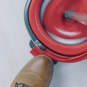 Rotacinė šluostė "Vileda TURBO 3in1" iš mikropluošto 4023103227446 Juoda, raudona