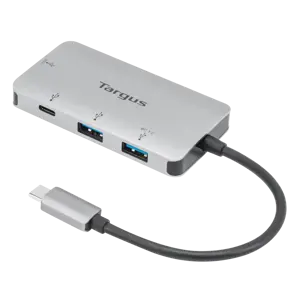 Targus ACH228, sidabrinė, "Thunderbolt 3" prievadas, "Windows", "MacOS", "Chrome OS", 85 mm, 45 mm, 10 mm