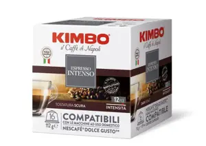 Kavos kapsulės KIMBO Intenso, 16 x 7g