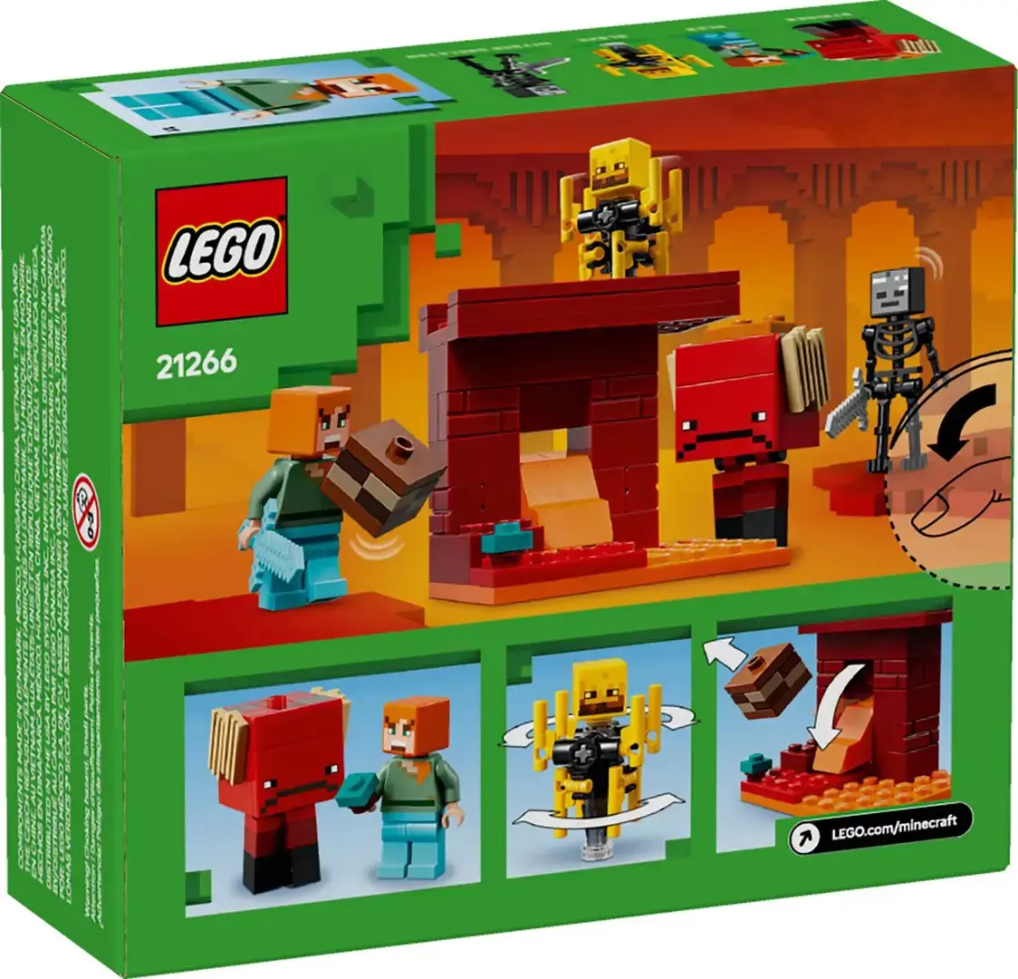 LEGO MINECRAFT 21266 The Nether Lava Battle