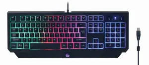 GEMBIRD 4-in-1 žaidimų rinkinys su foniniu apšvietimu "Phantom" JAV išdėstymas