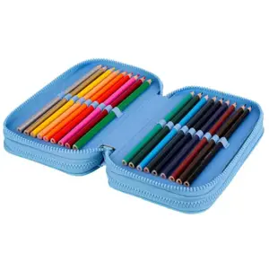 Forminis trijų skyrių penalas su priedais CoolPack Jumper 3 DAISY SUN