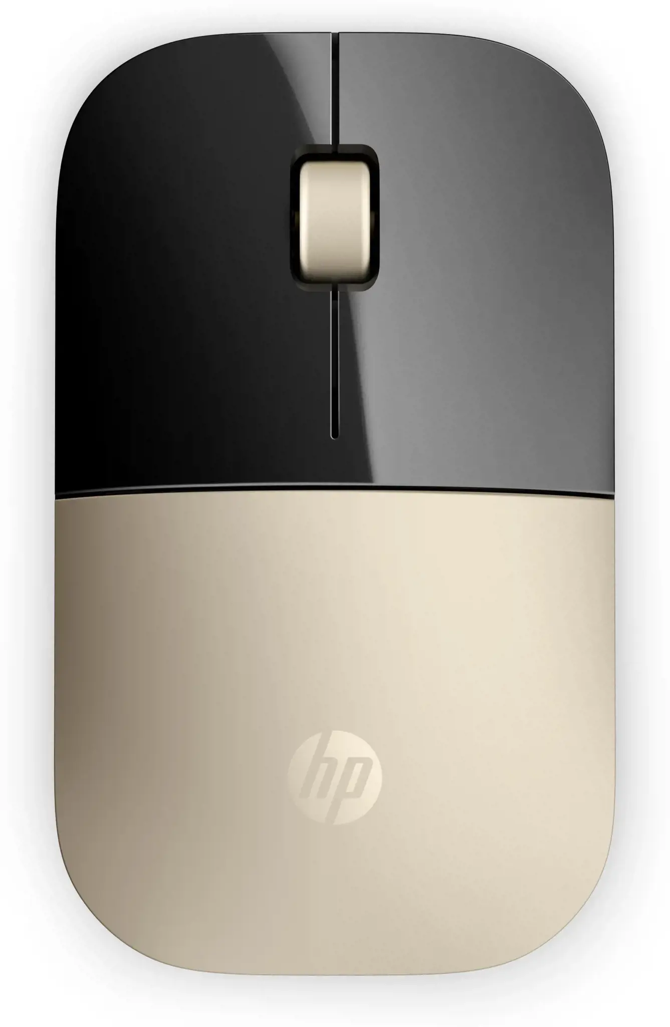 HP Z3700 auksinė belaidė pelė, dvipusė, optinė, RF belaidė, 1200 DPI, auksinė