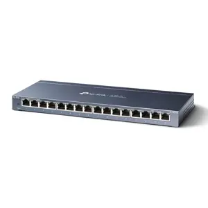 "TP-Link" 16 prievadų Gigabitinio stalinio kompiuterio tinklo komutatorius, nevaldomas, Gigabit Ethernet (10/100/1000), dvipusis duomenų perdavimas