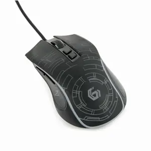 GEMBIRD MUSG-RGB-01 USB LED žaidimų pelė juoda
