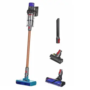 Dyson V10 Submarine 2-in-1 stick vacuum Battery Dry&wet Bagless 0.76 L Copper, Grey