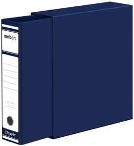 A4 Lever Arch File + Box Blue