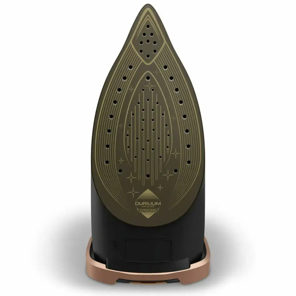 Tefal Ultimate Power Pro FV9E50 Dry & Steam iron Durilium AirGlide Autoclean soleplate 3200 W Black, Copper