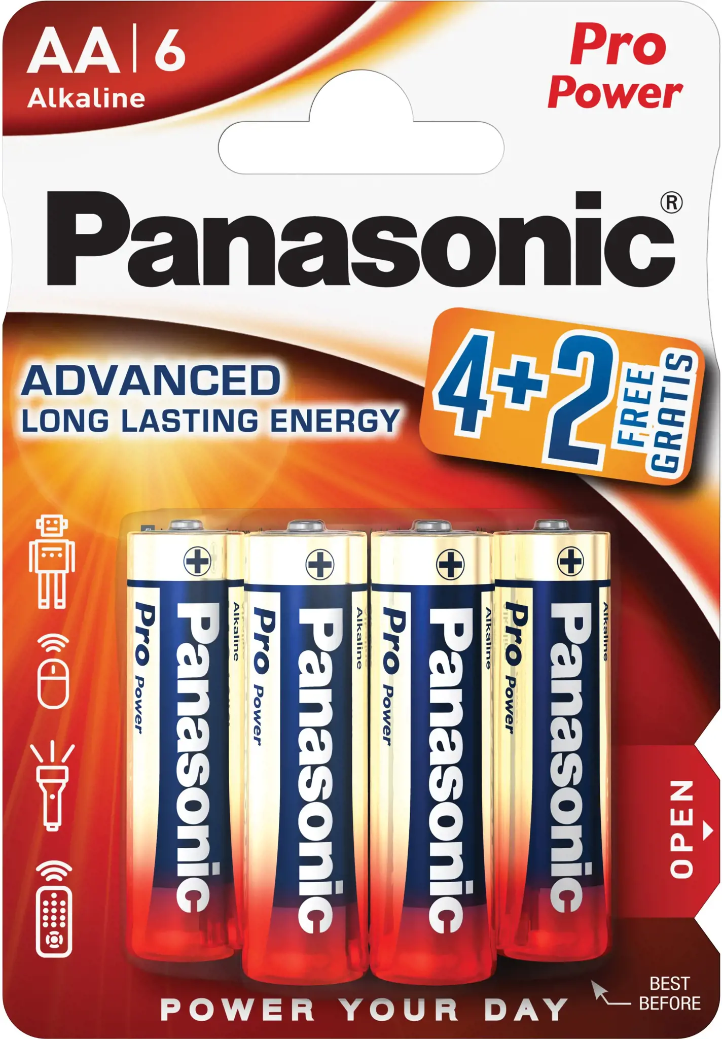 "Panasonic Pro Power" akumuliatorius LR6PPG/6B (4+2)
