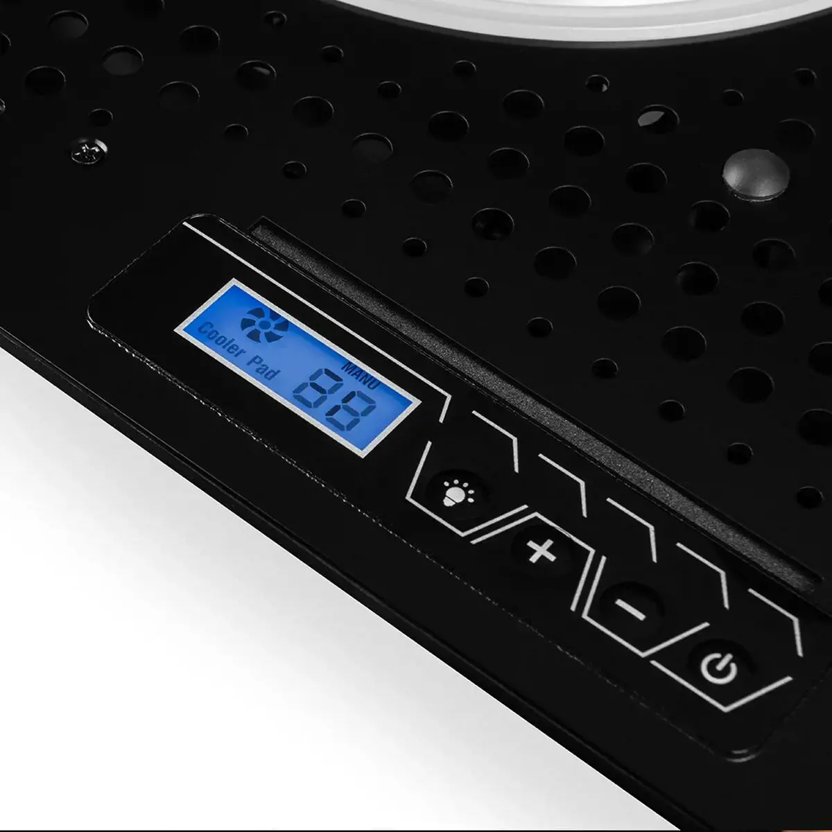 MODECOM CF18 RGB TYLUSIS VENTILIATORIUS JUODAS NEŠIOJAMOJO KOMPIUTERIO AUŠINIMO STOVAS