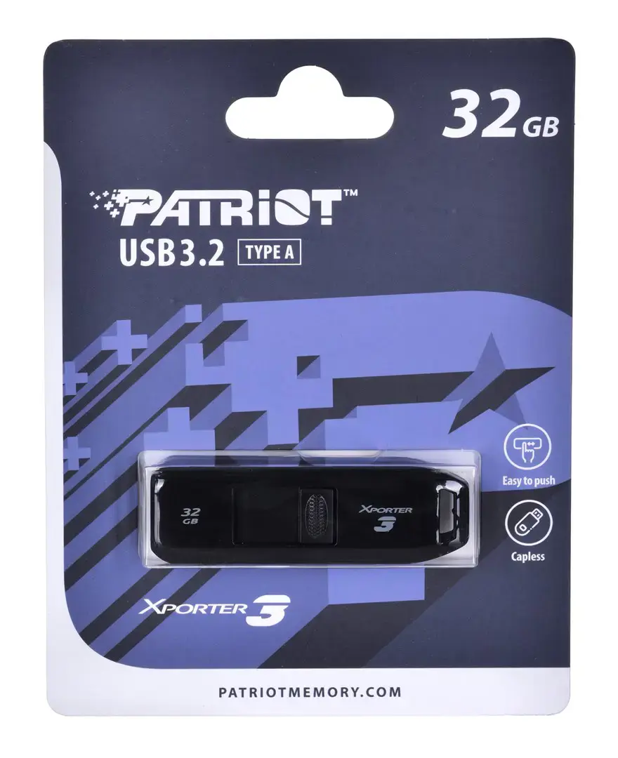 PARTIOT FLASHDRIVE Xporter 3 32GB A tipo USB 3.2