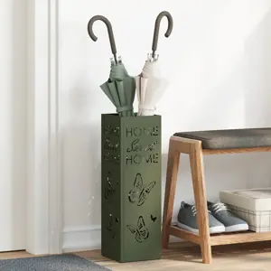 skėčių stovas alyvuogių žalios metalas standartinis raštas
