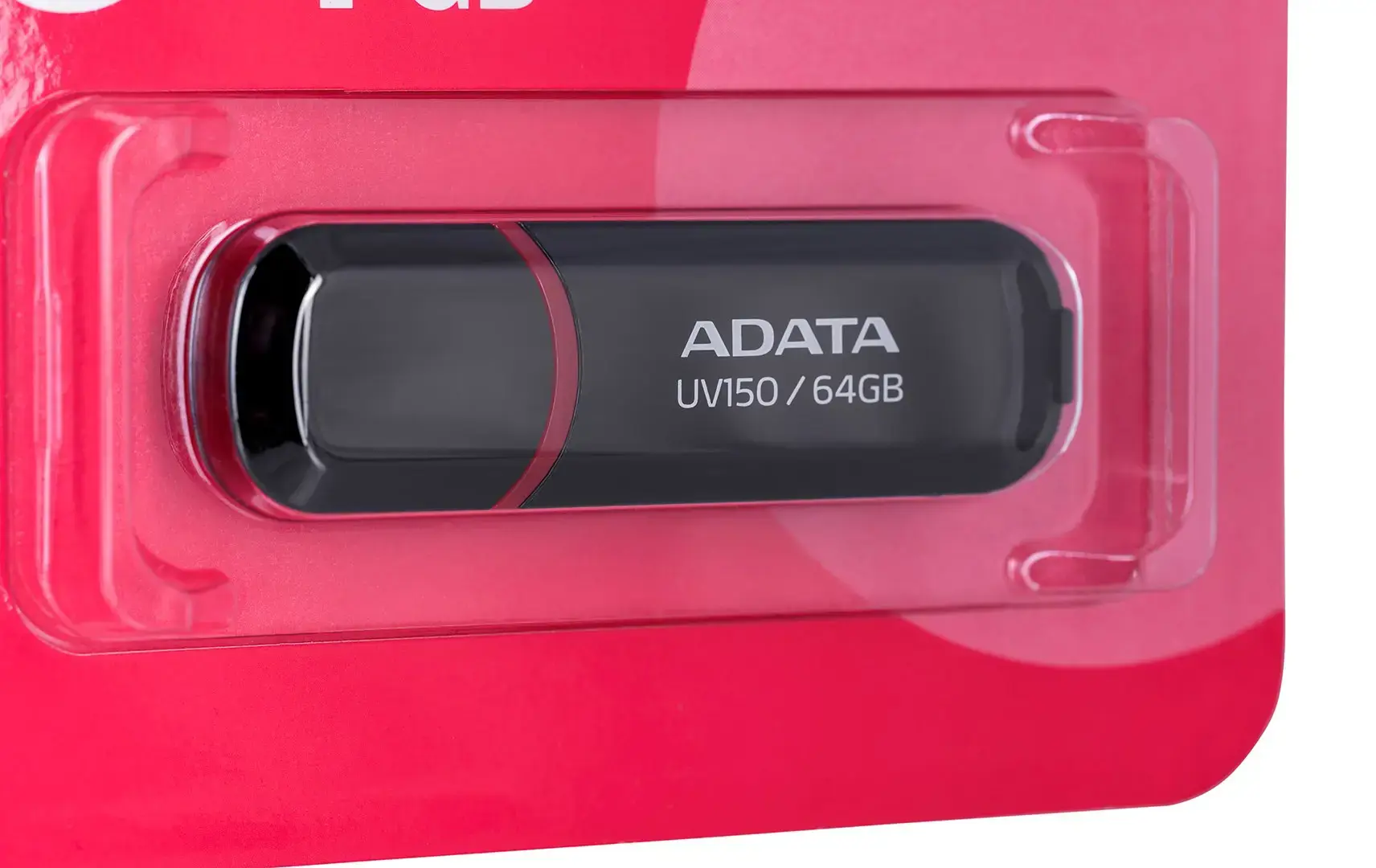 A-DATA UV150 64GB USB3.0 atmintinė juoda