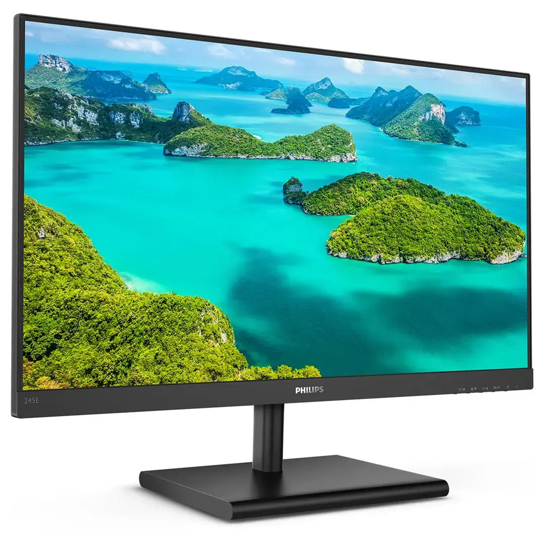 Monitorius Philips E Line 245E1S/00, 60.5 cm (23.8"), 2560 x 1440 pixels, 2K Ultra HD, LCD, 4 ms, Black