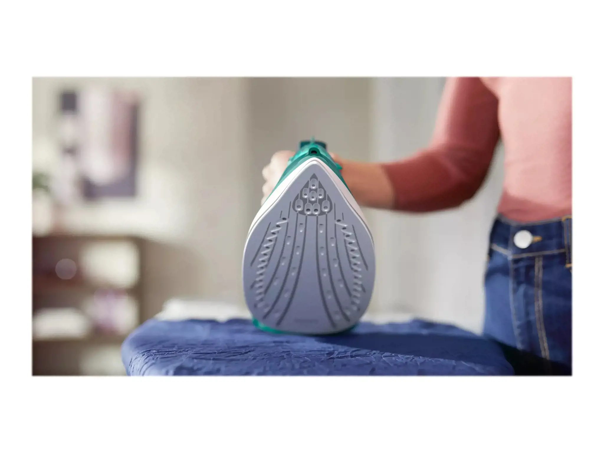 "Philips" 3000 serijos garinis lygintuvas 2400 W, garinis lygintuvas, keraminis padas, 1,9 m, 180 g/min, turkio spalvos, 40 g/min