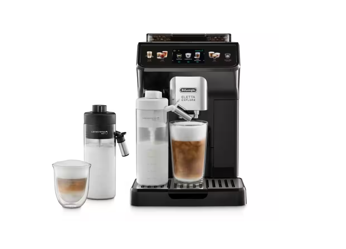 Kavos aparatas DeLonghi ECAM450.55.G, 1,8 litrai, 1450 W, Pilka, Automatic