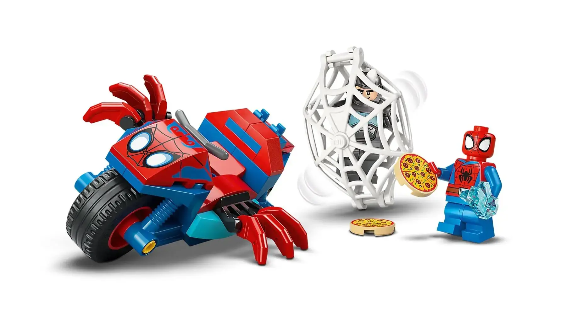 LEGO MARVEL 11206 Spidey on his Motorcycle vs. Rhino