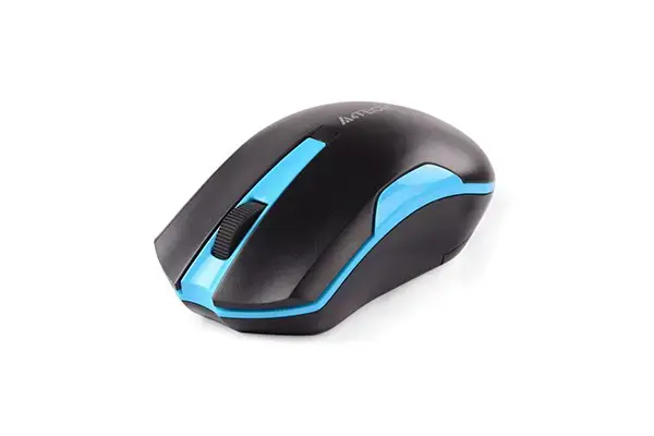 A4-TECH A4TMYS46037 Pelė A4TECH V-TRACK G3-200N-1 Black+Blue WRLS
