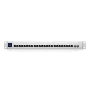 "Ubiquiti" 3 lygmens komutatorius su (24) 10GbE RJ45 prievadais ir (2) 25G SFP28 prievadais