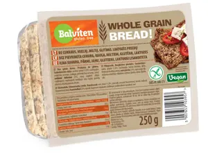 Pilno grūdo duona BALVITEN GLUTEN FREE, veganiška, 250 g