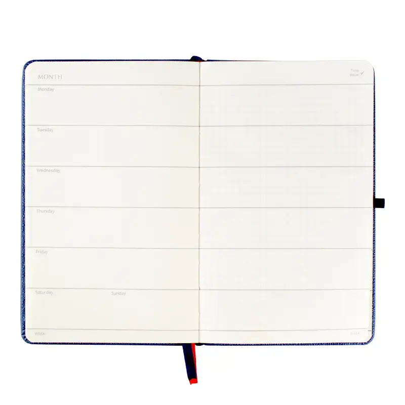 Kalendorius - užrašinė  UNIVERSAL BLACK EDITION, PU, A5, be datų, kreminė