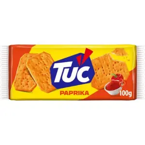 Krekeriai LU TUC, paprikų skonio, 100 g