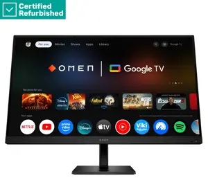 RENEW GOLD OMEN by HP 32x UHD Smart Gaming Monitor - 31.5" 3840x2160 UHD 400-nit 144 Hz AG, IPS HDR…